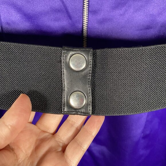 NUE by Shani Satin Sheath Dress Size 12 Elegant Formal Cocktail Party Shaping - Picture 9 of 15